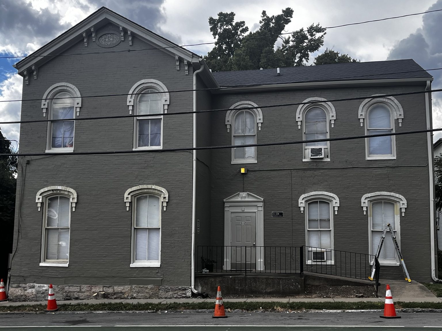 Finished exterior painting project